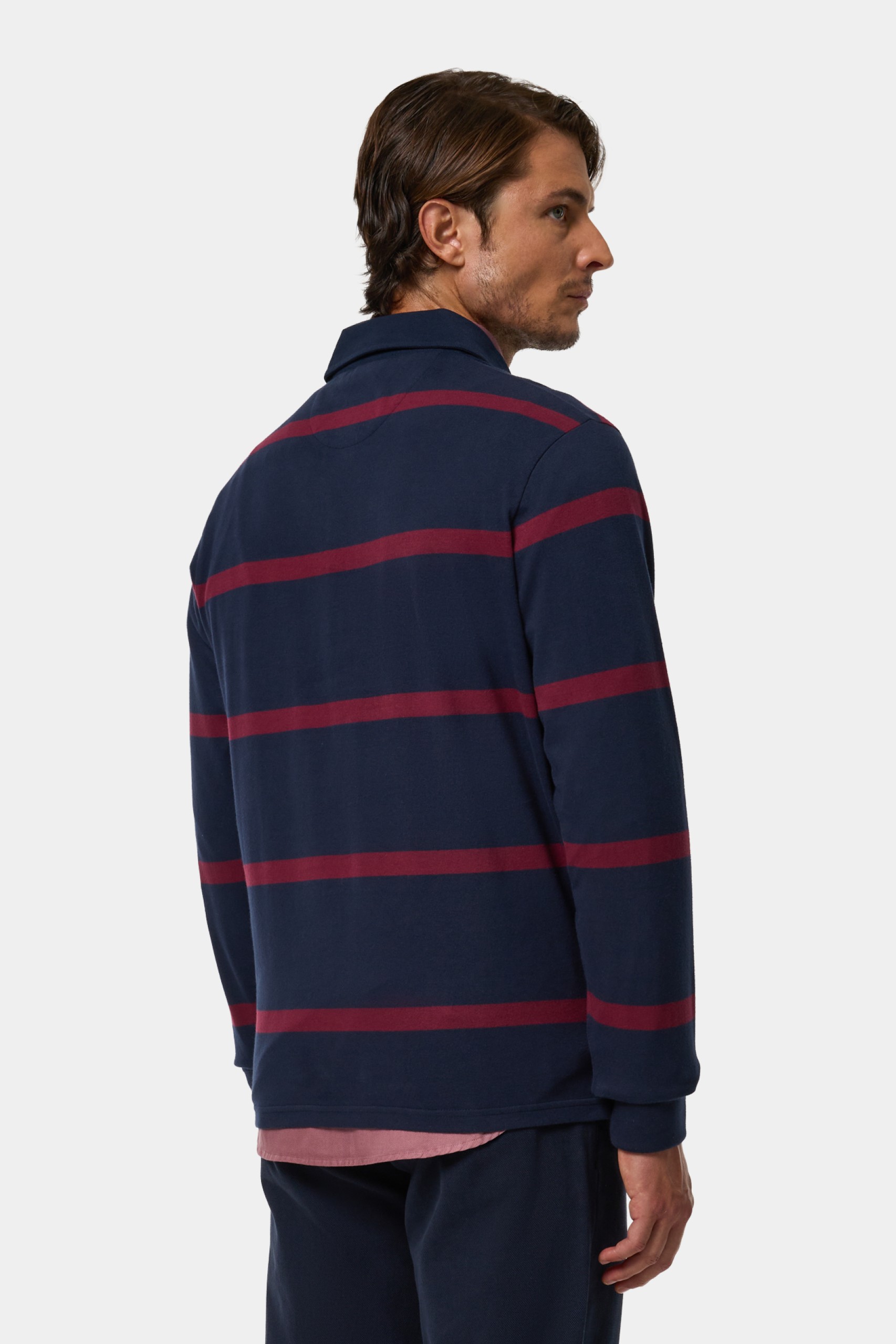 Polo de punto a rayas