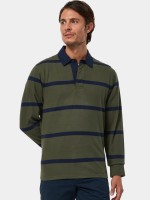 Polo de punto a rayas