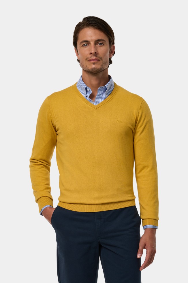 Camisola malha em algodão e caxemira Camisola malha em algodão e caxemira