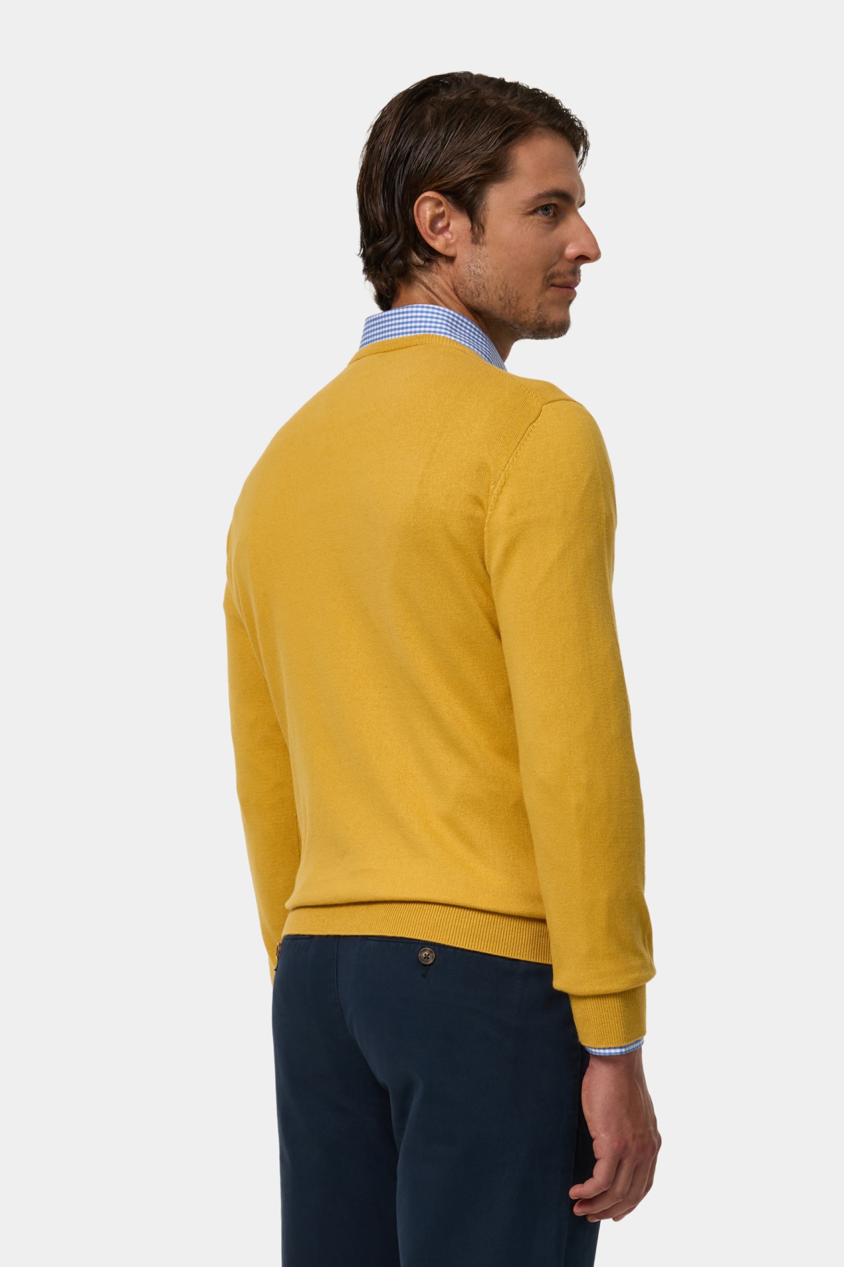 Camisola malha em algodão e caxemira