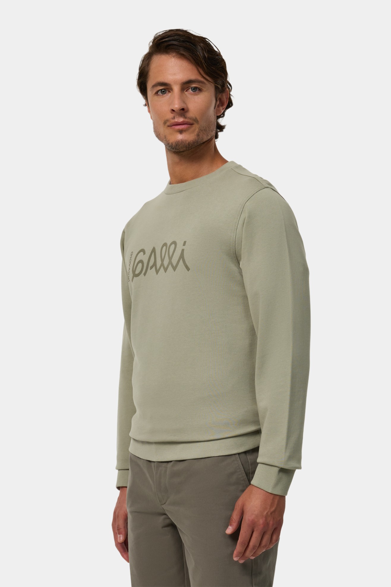 Sweatshirt em algodo