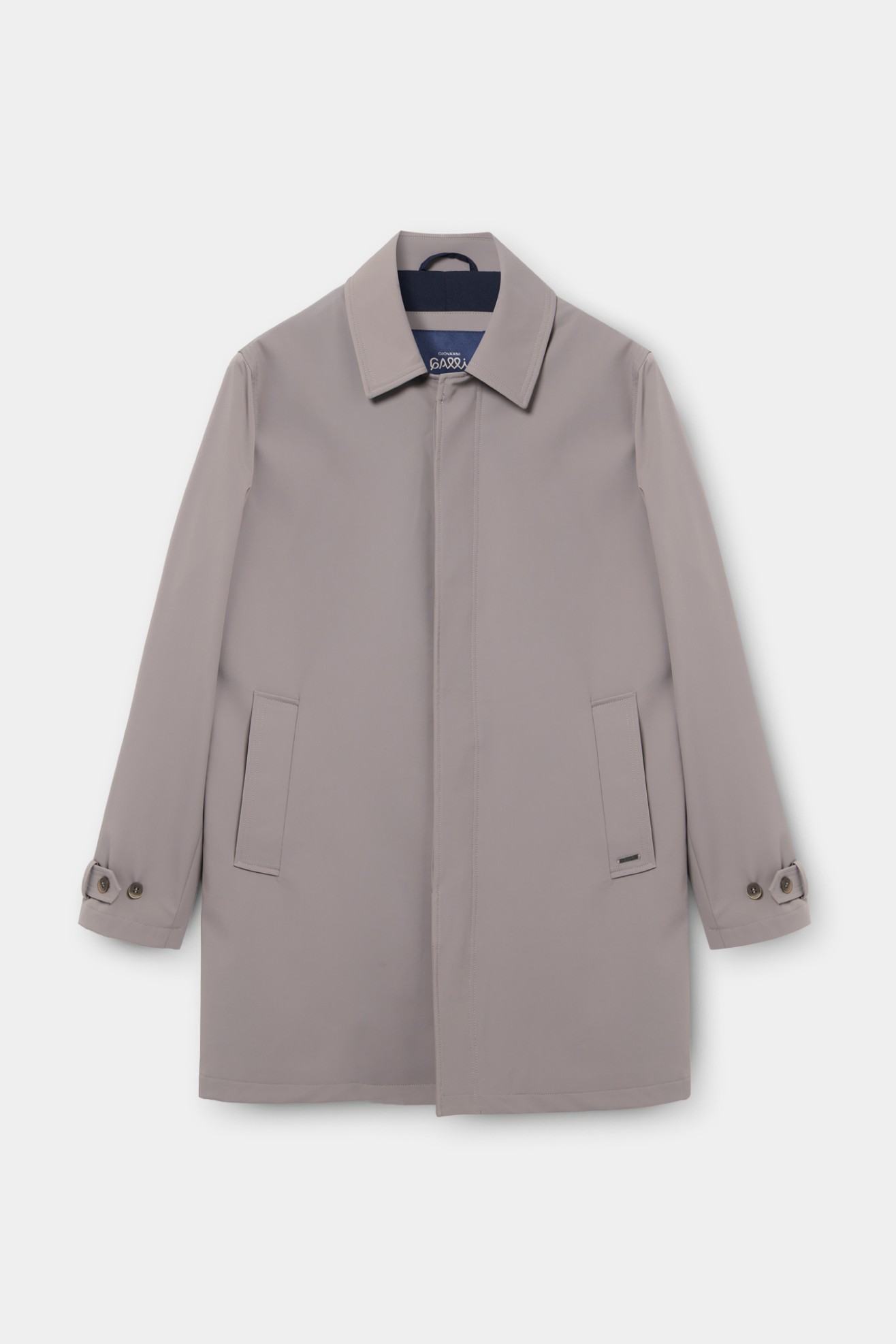 Gabardina repelente al agua