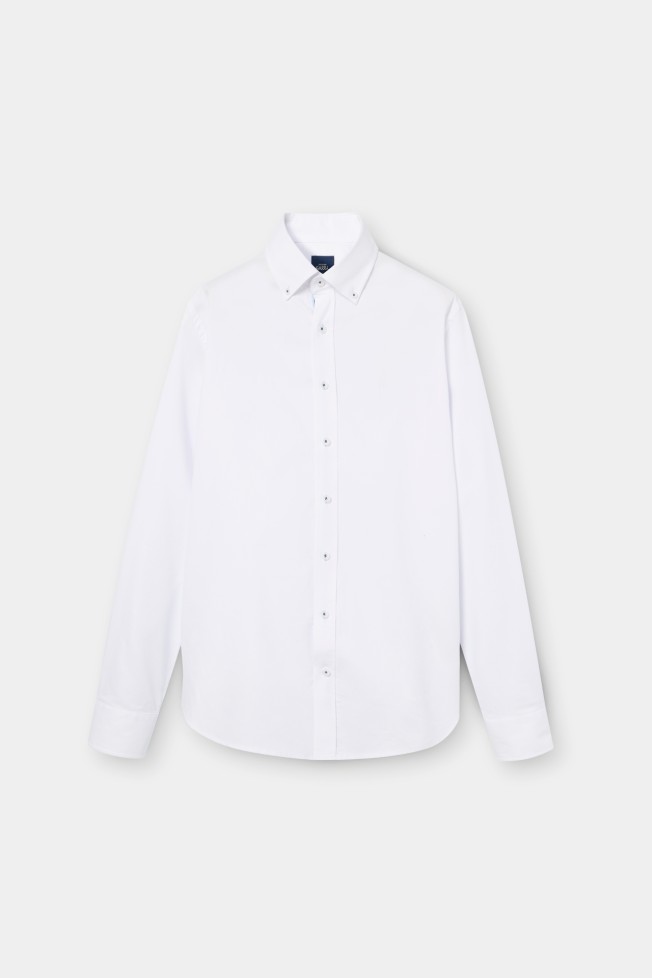 Camisa slim fit de algodón Camisa slim fit de algodón