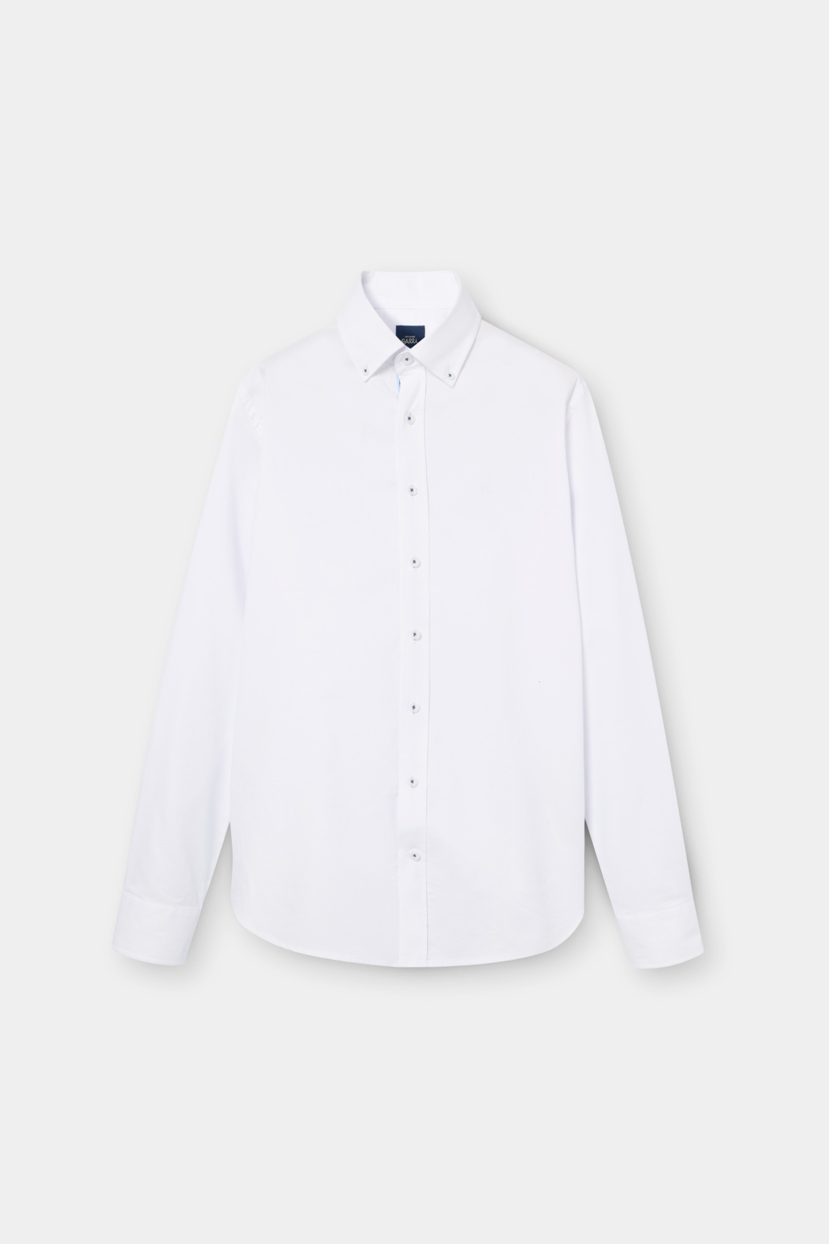 Camisa slim fit de algodón