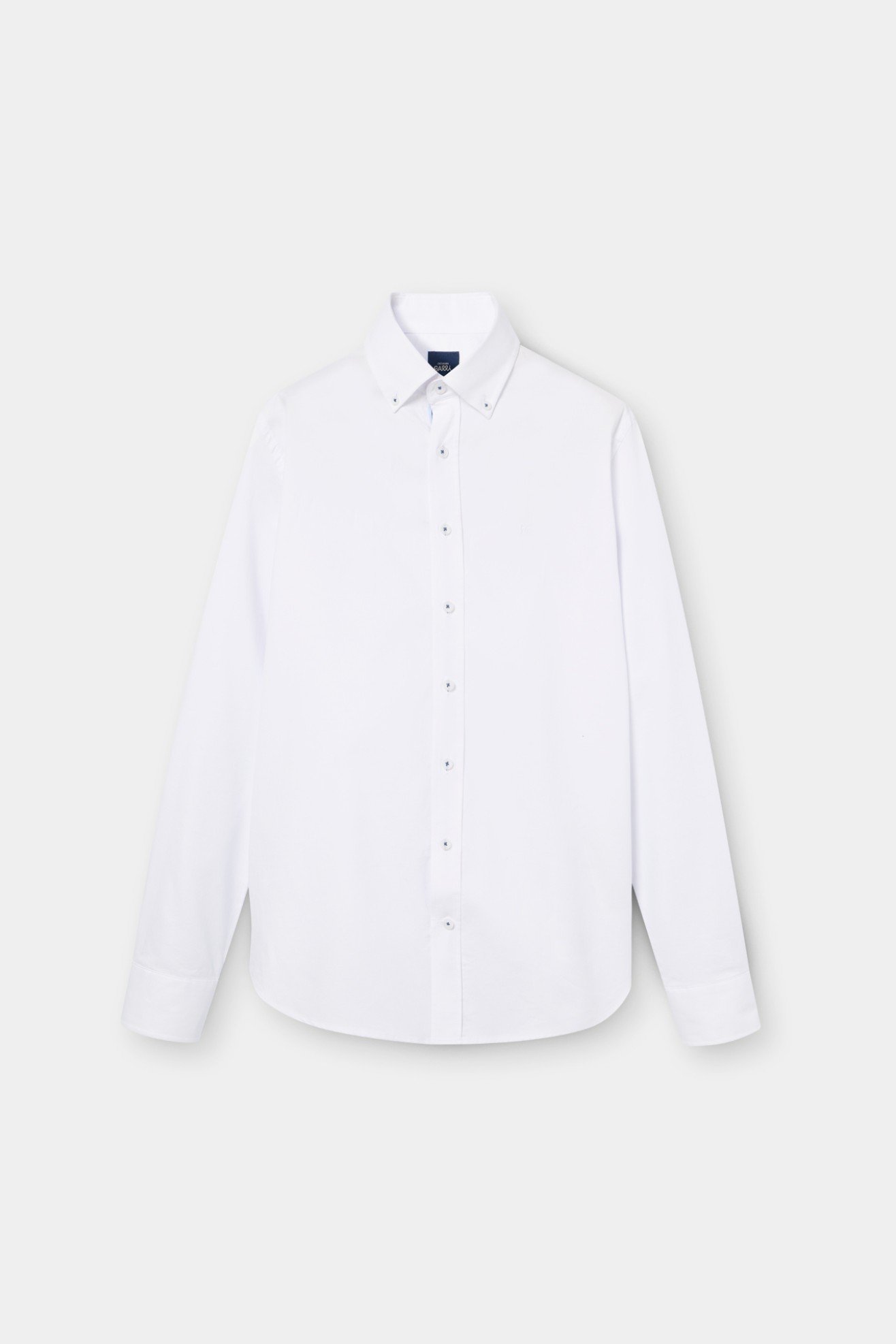 Camisa slim fit em algodo