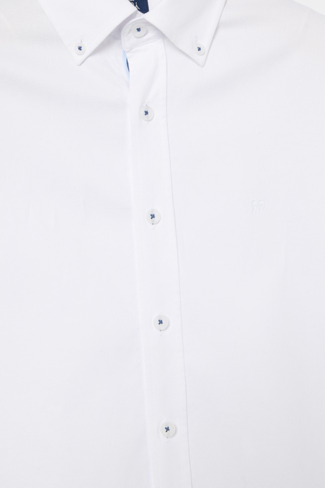 Camisa slim fit de algodón Camisa slim fit de algodón