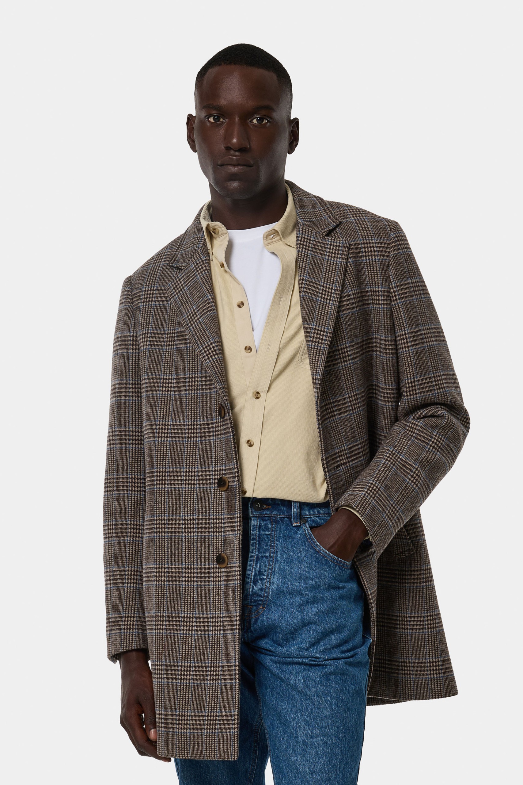 Abrigo de cuadros estándar