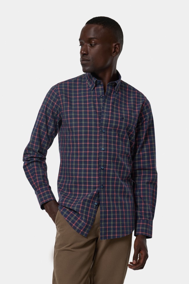 Camisa xadrez regular fit