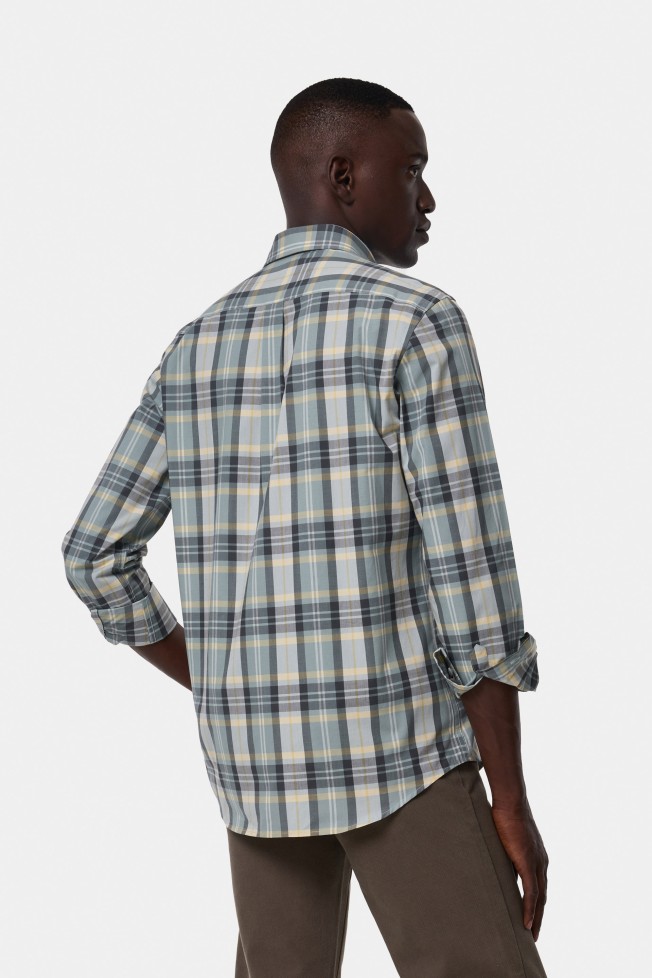 Camisa de cuadros de corte regular Camisa de cuadros de corte regular