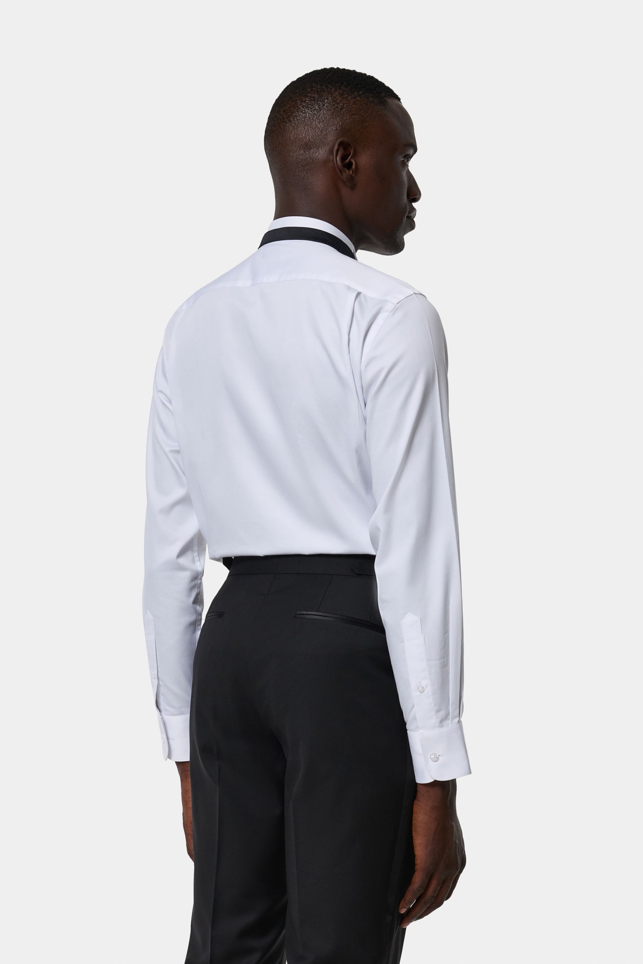 Camisa smoking slim fit