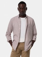 Camisa s riscas regular fit