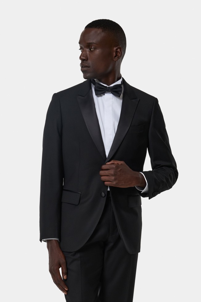 Camisa smoking slim fit