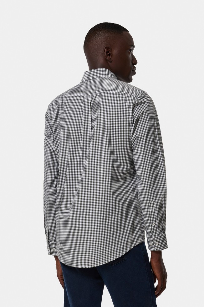 Camisa de cuadros de corte regular Camisa de cuadros de corte regular