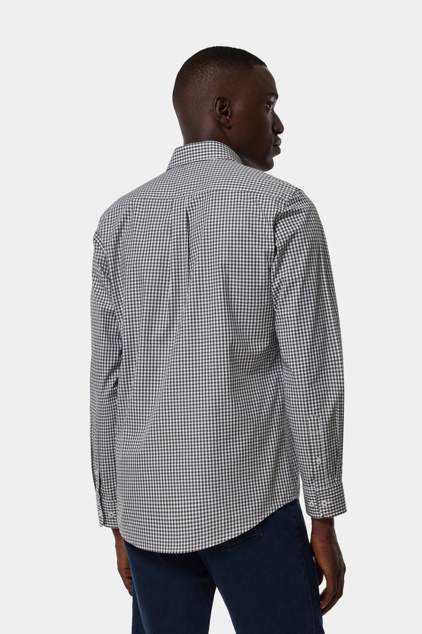 Camisa de cuadros de corte regular