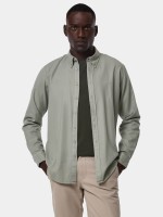 Camisa slim fit em algodo