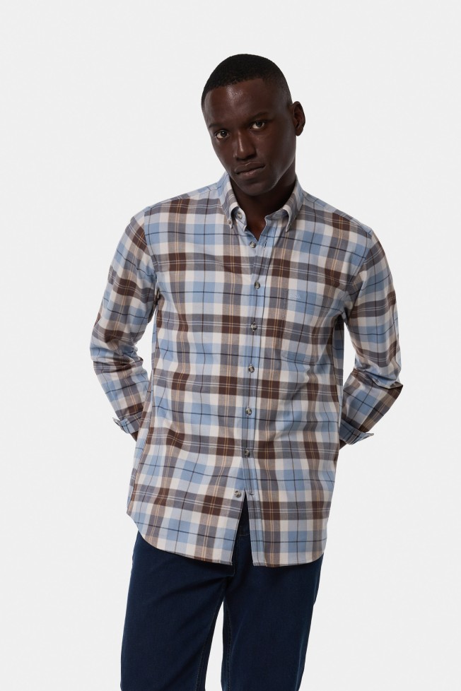 Camisa xadrez regular fit Camisa xadrez regular fit