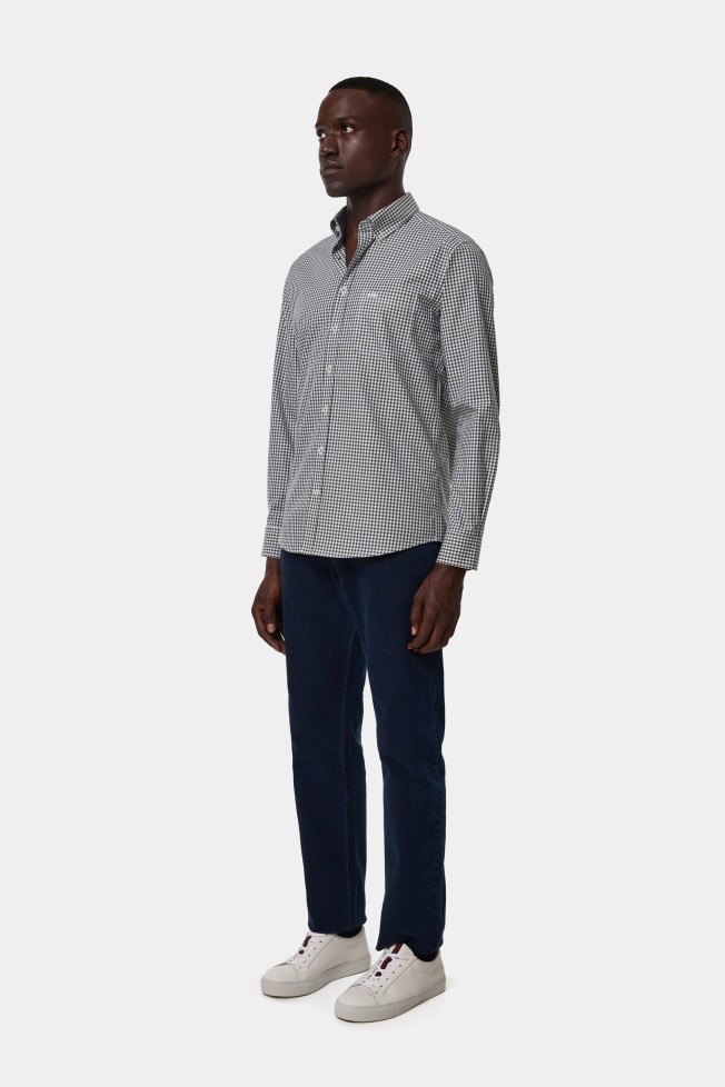 Camisa de cuadros de corte regular Camisa de cuadros de corte regular