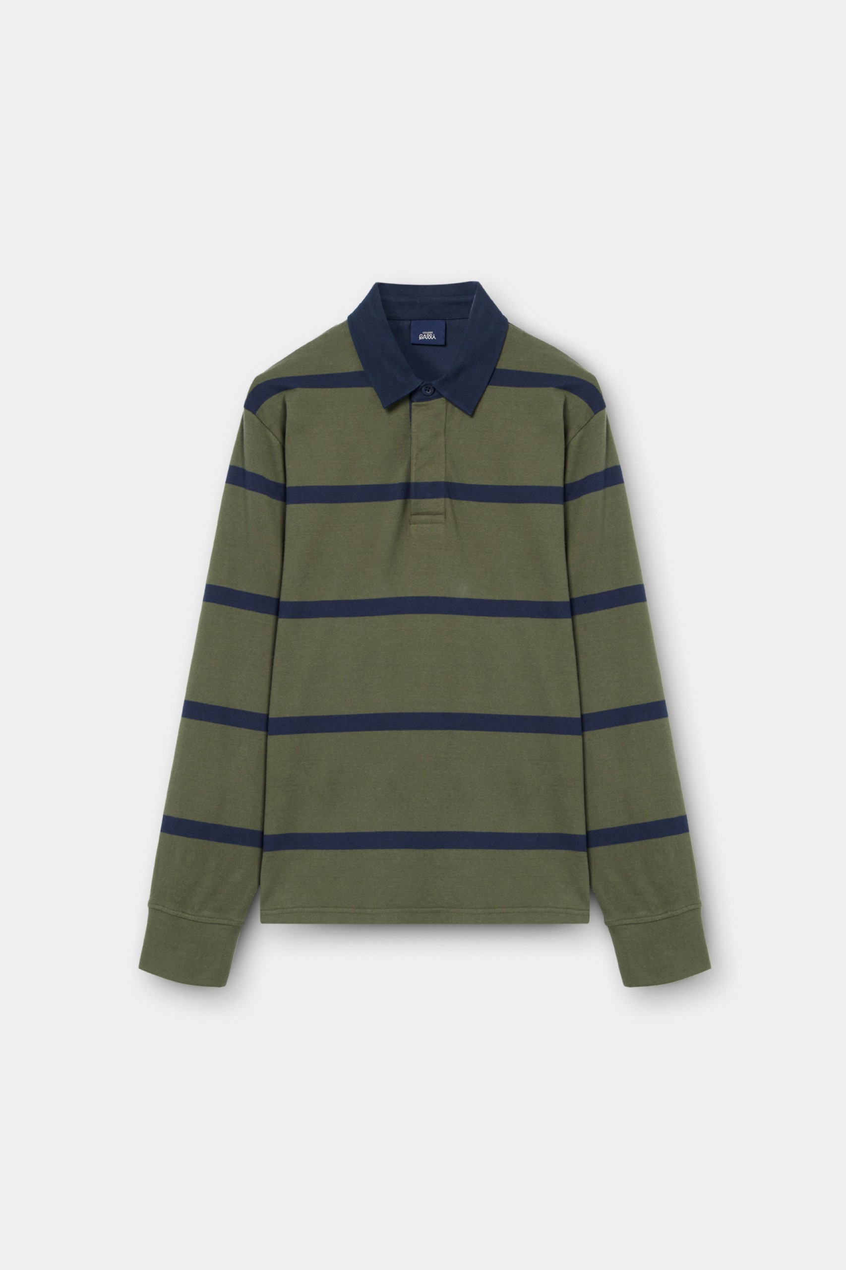 Polo de punto a rayas