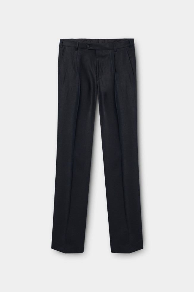Pantalones clsicos de lino