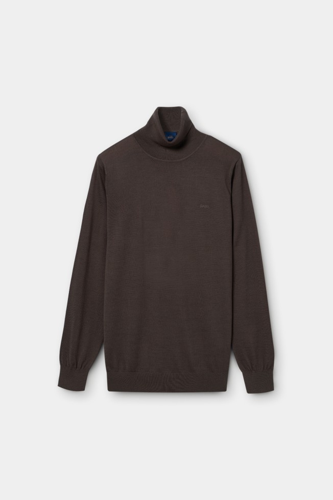 Camisola malha gola alta Camisola malha gola alta