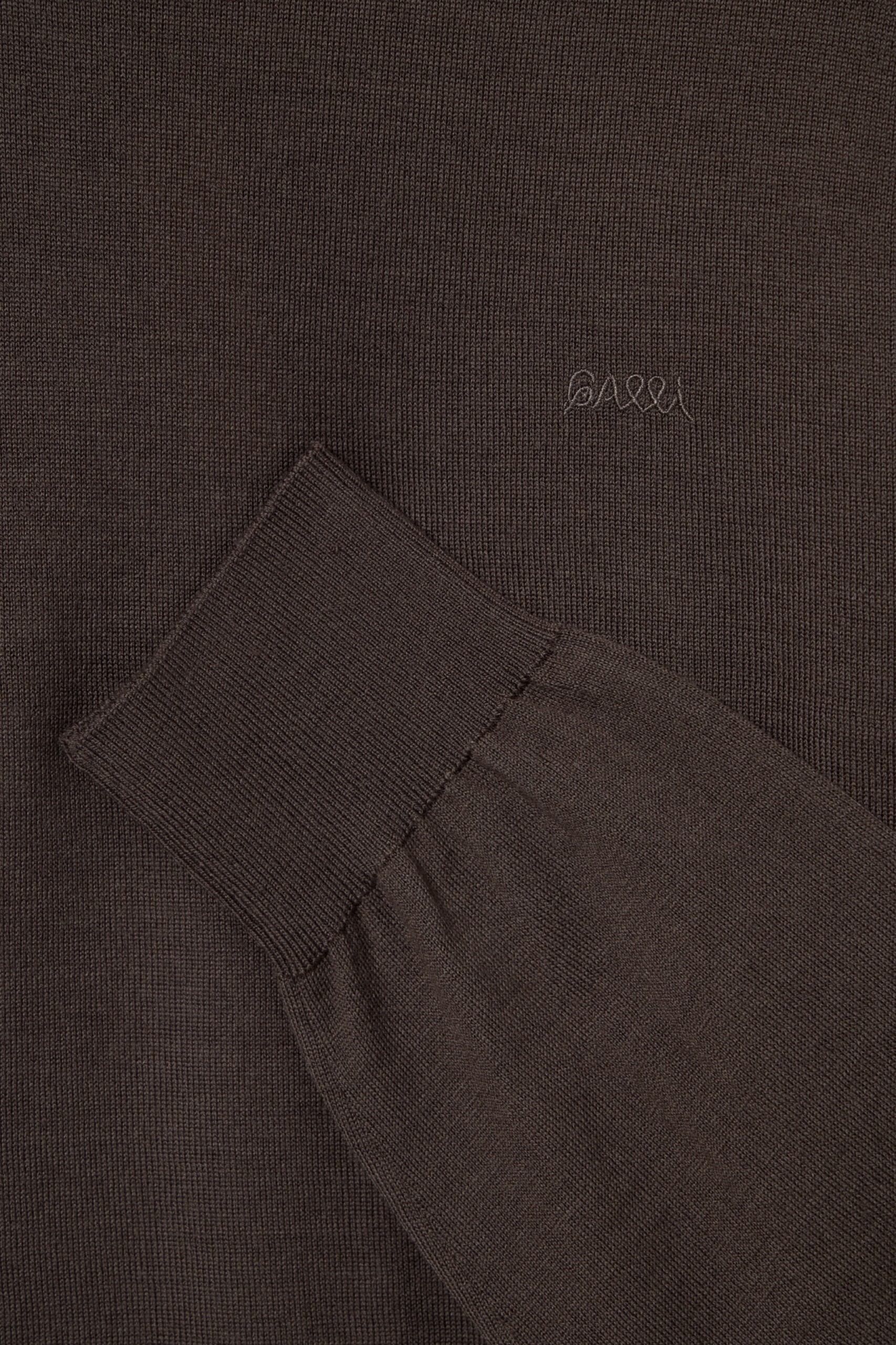 Jersey de punto de cuello alto