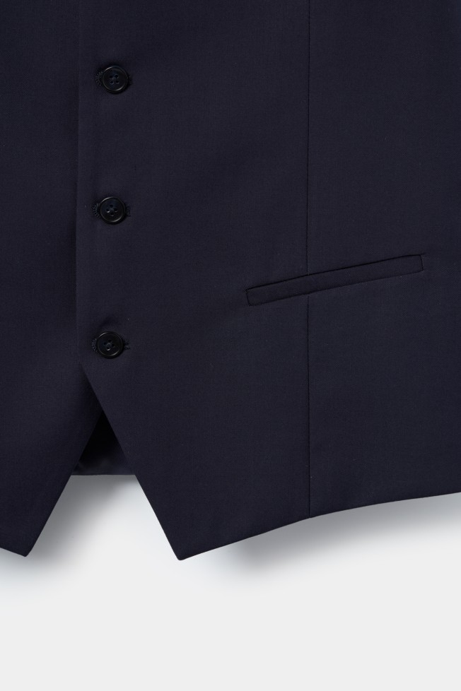 Chaleco de traje de corte regular Chaleco de traje de corte regular