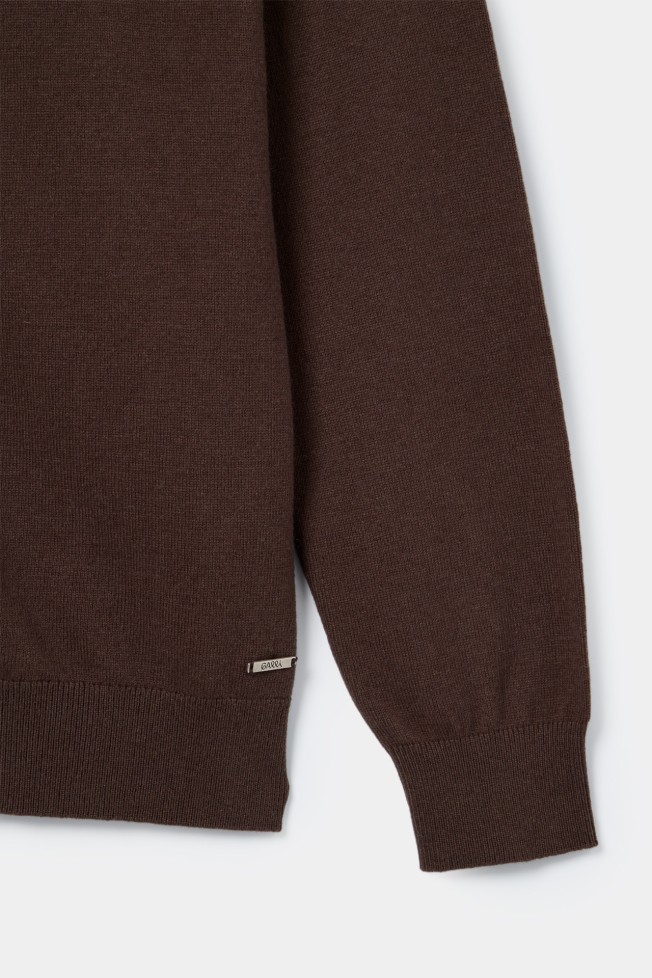 Casaco de malha com fecho