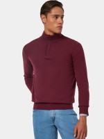 Camisola de malha mistura de l� e algod�o