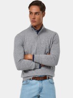 Jersey de punto mezcla de lana y algodn