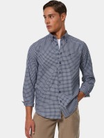 Camisa xadrez regular fit em algodo