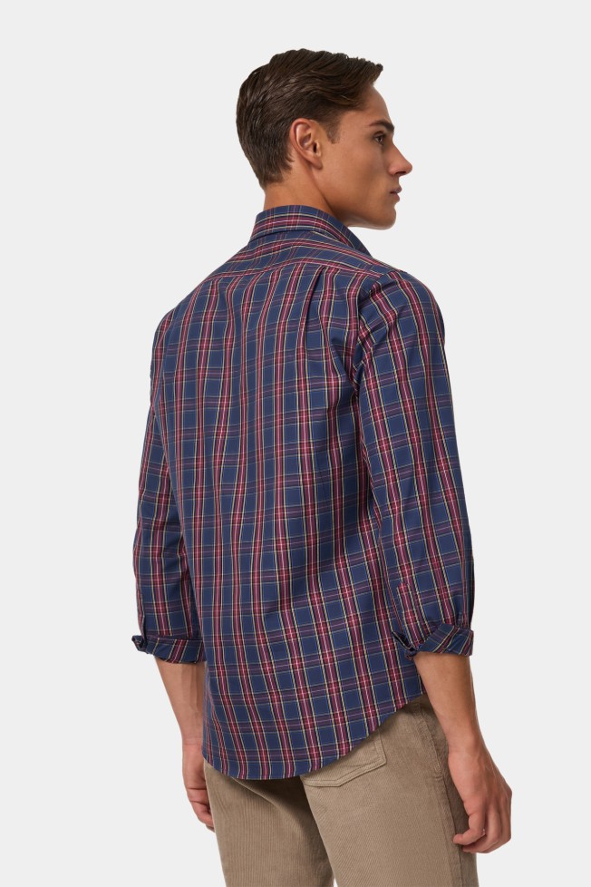 Camisa xadrez popeline regular fit
