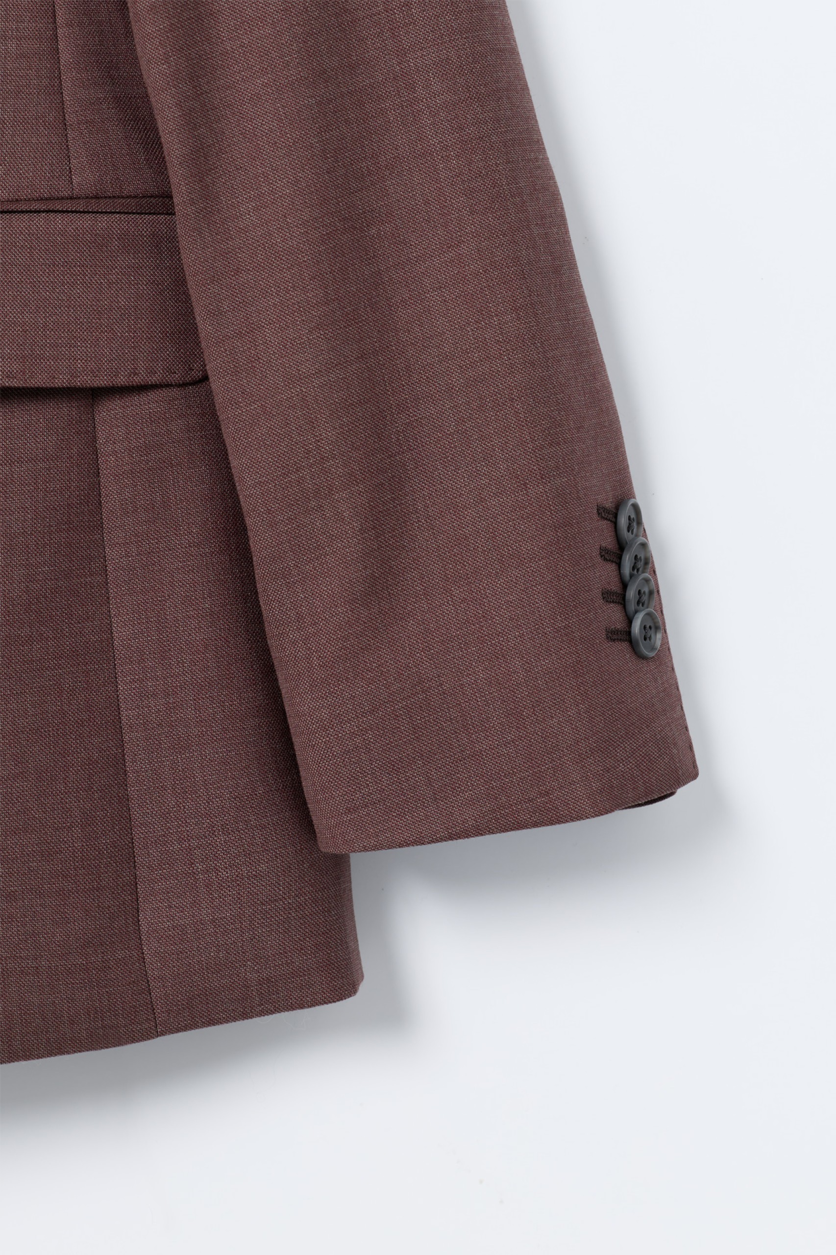 Blazer de corte ajustado 100% lana