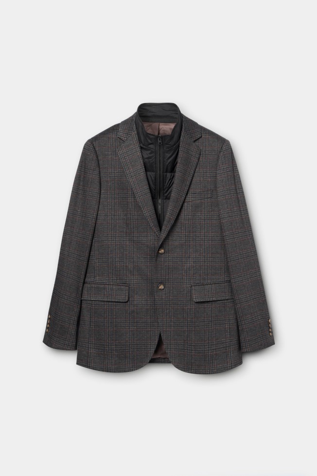 Blazer a cuadros slim fit Blazer a cuadros slim fit
