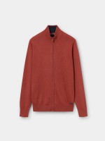 Chaqueta de punto con cremallera