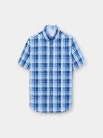 Camisa xadrez regular fit em algod�o