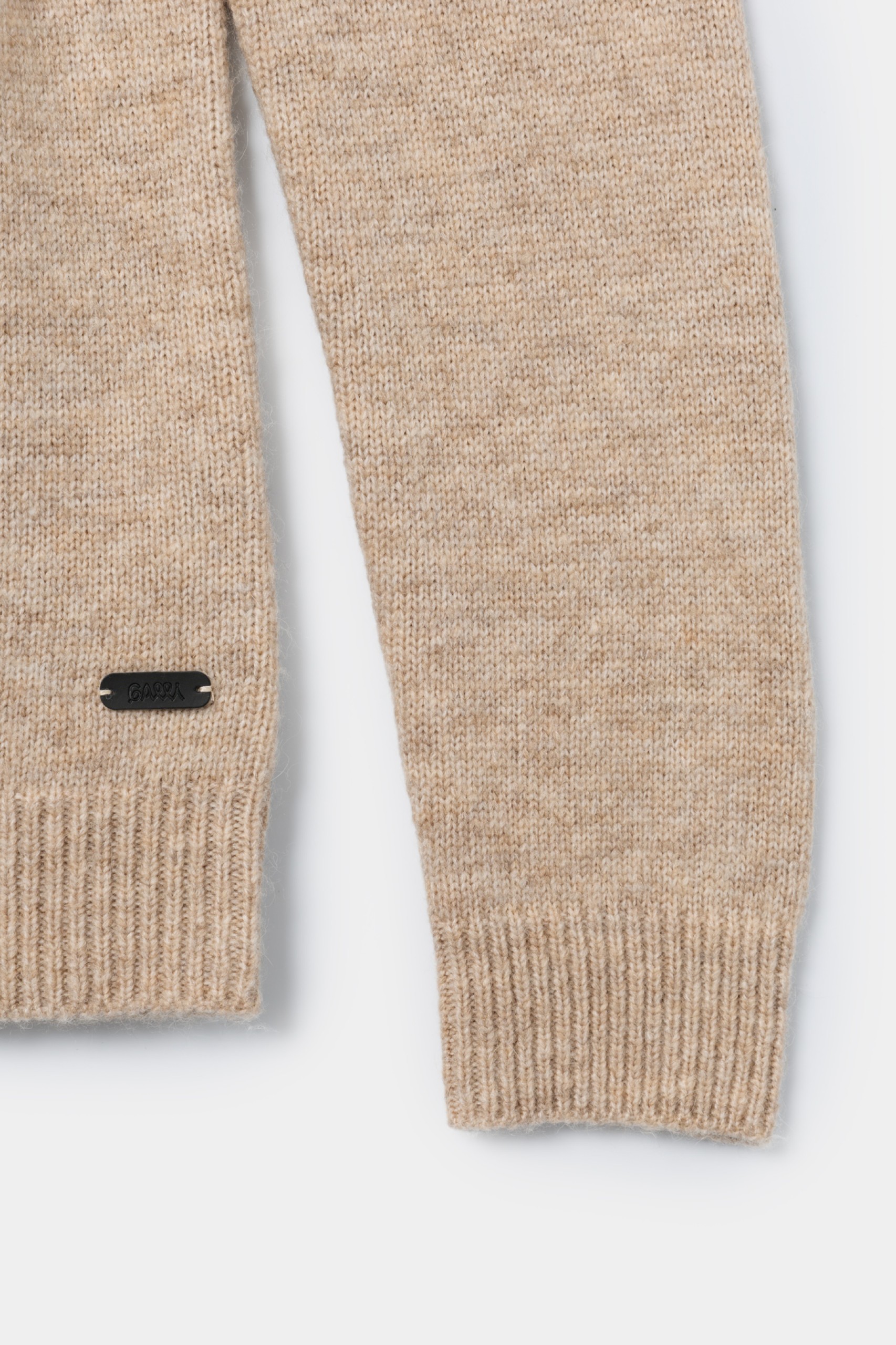 Jersey de punto color beige