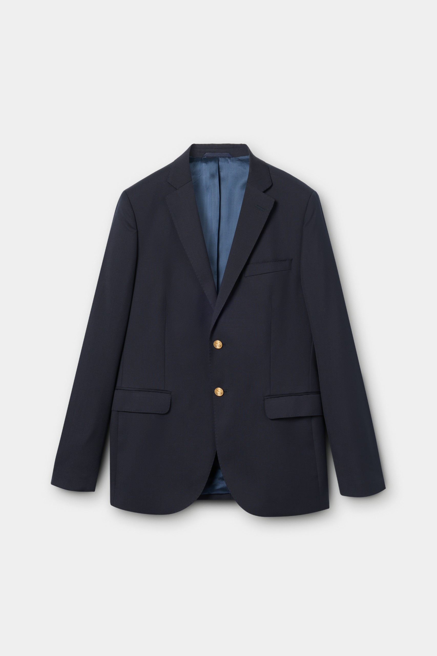Blazer slim fit liso