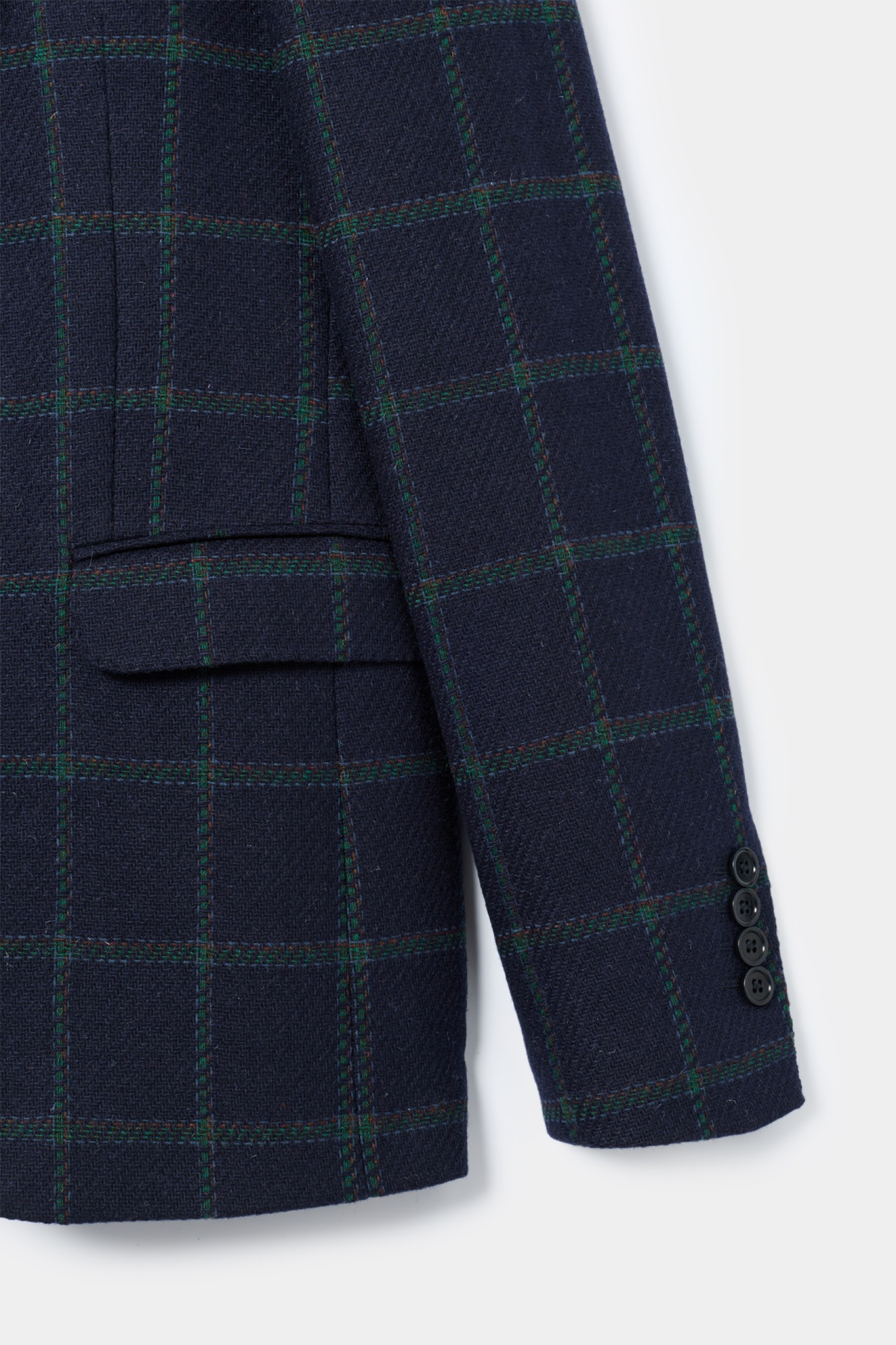 Blazer slim fit a cuadros grandes