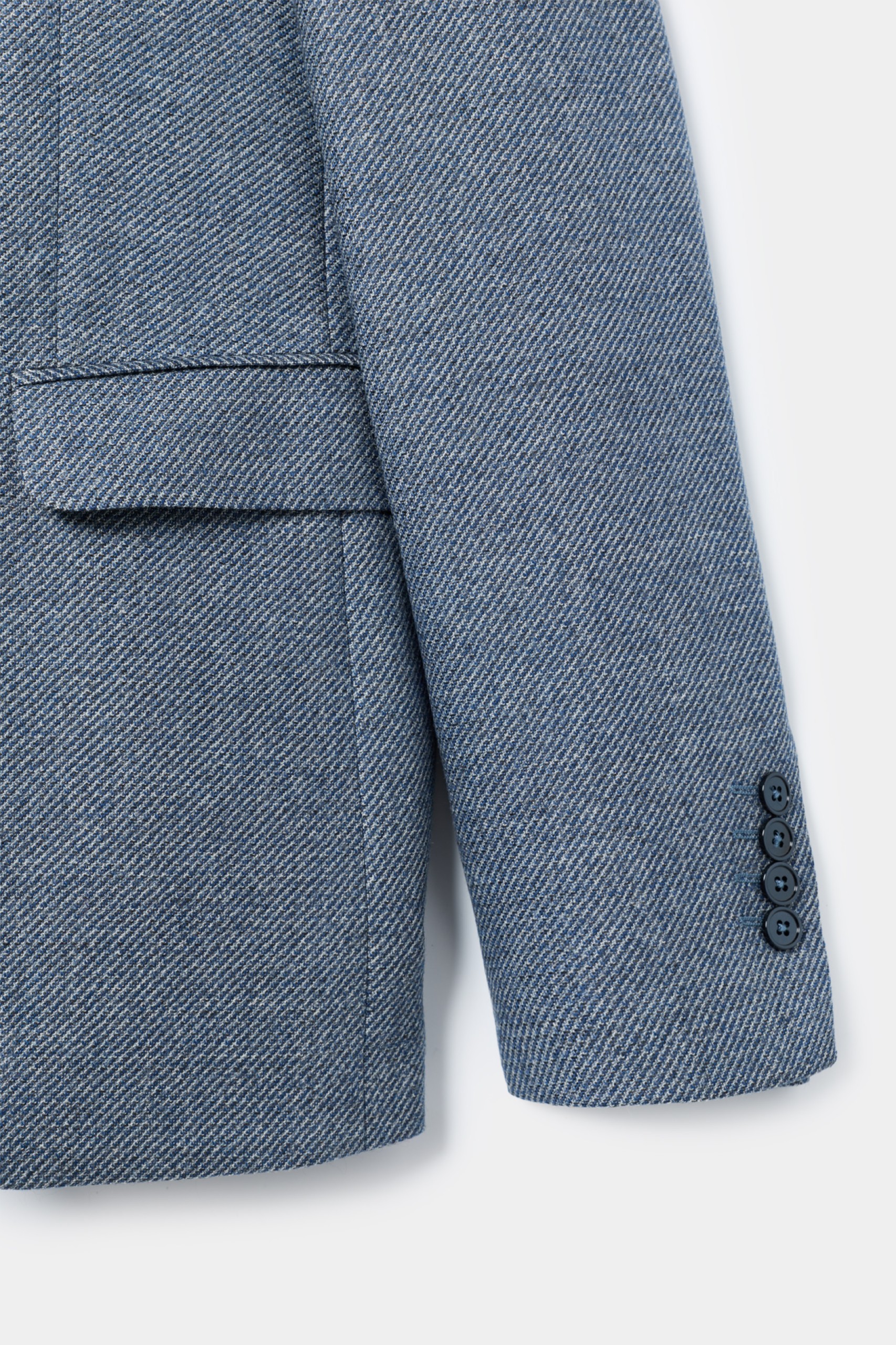 Blazer slim fit de fantasía