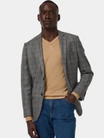 Blazer xadrez regular fit em l�