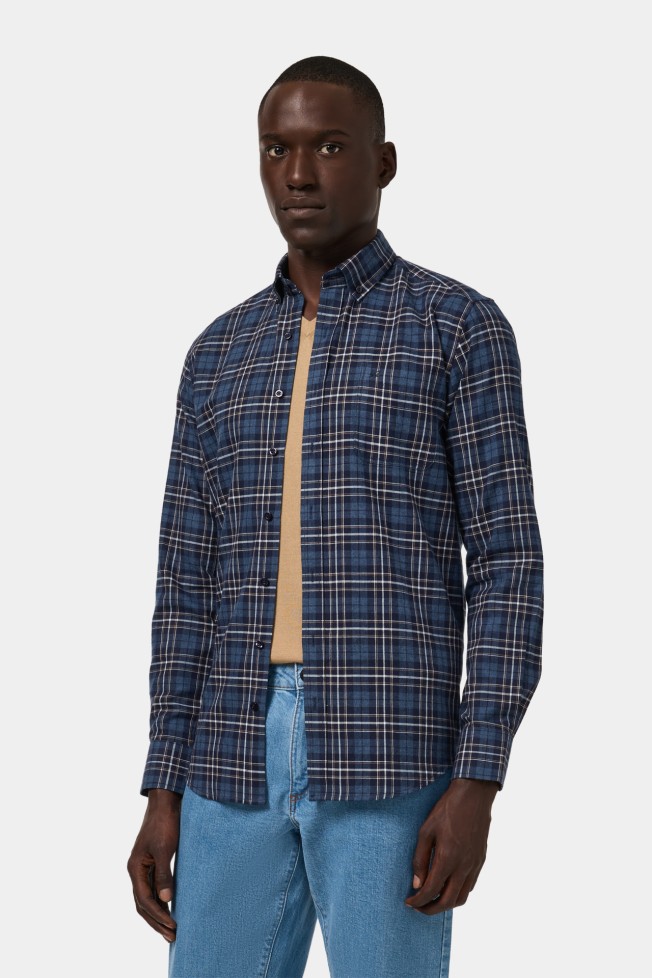 Camisa xadrez slim fit Camisa xadrez slim fit