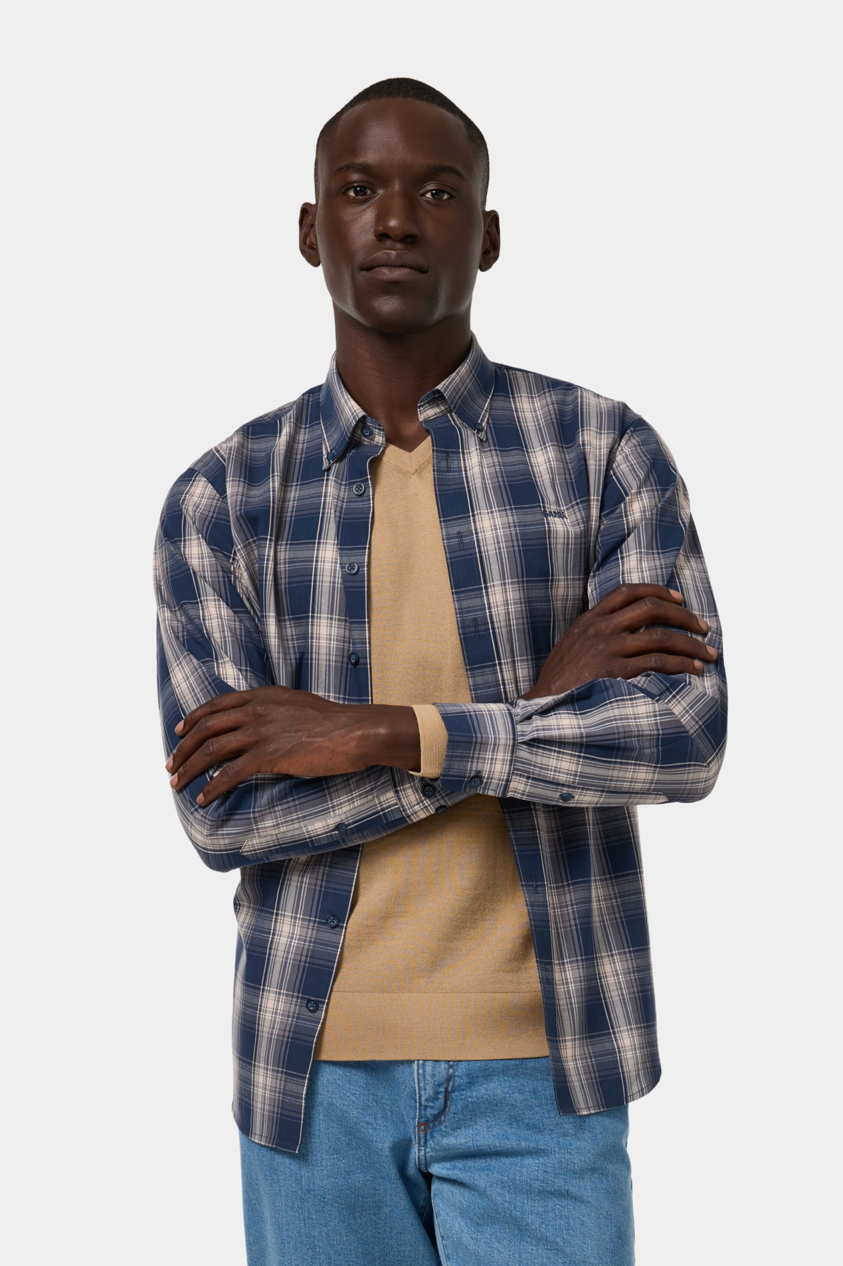 Camisa a cuadros slim fit