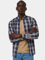 Camisa xadrez slim fit