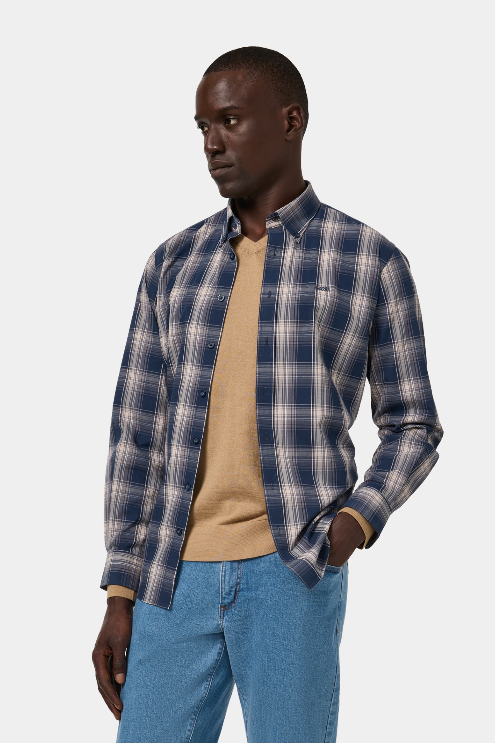 Camisa a cuadros slim fit