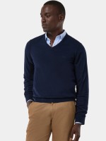 Camisola de malha em algodo e caxemira