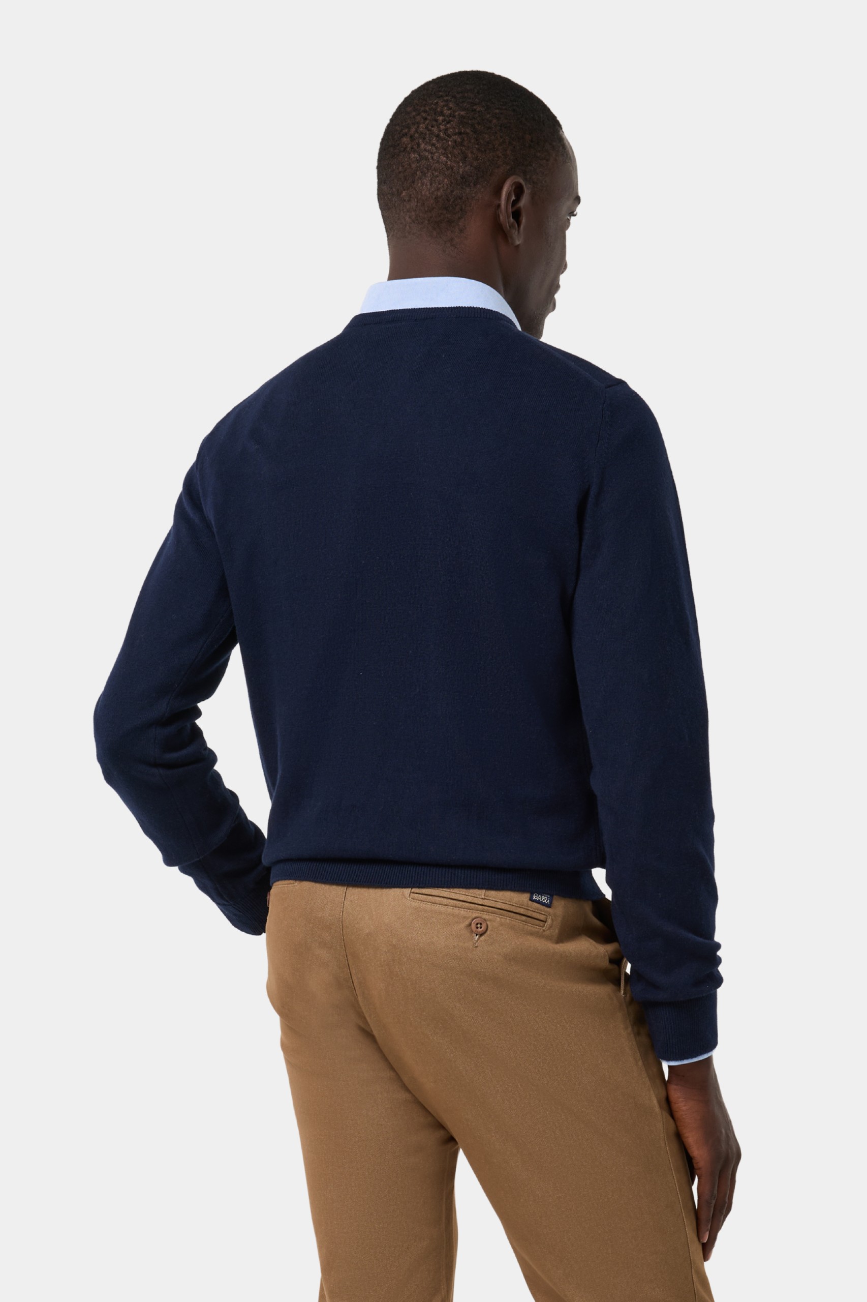 Jersey de punto de algodón y cachemira