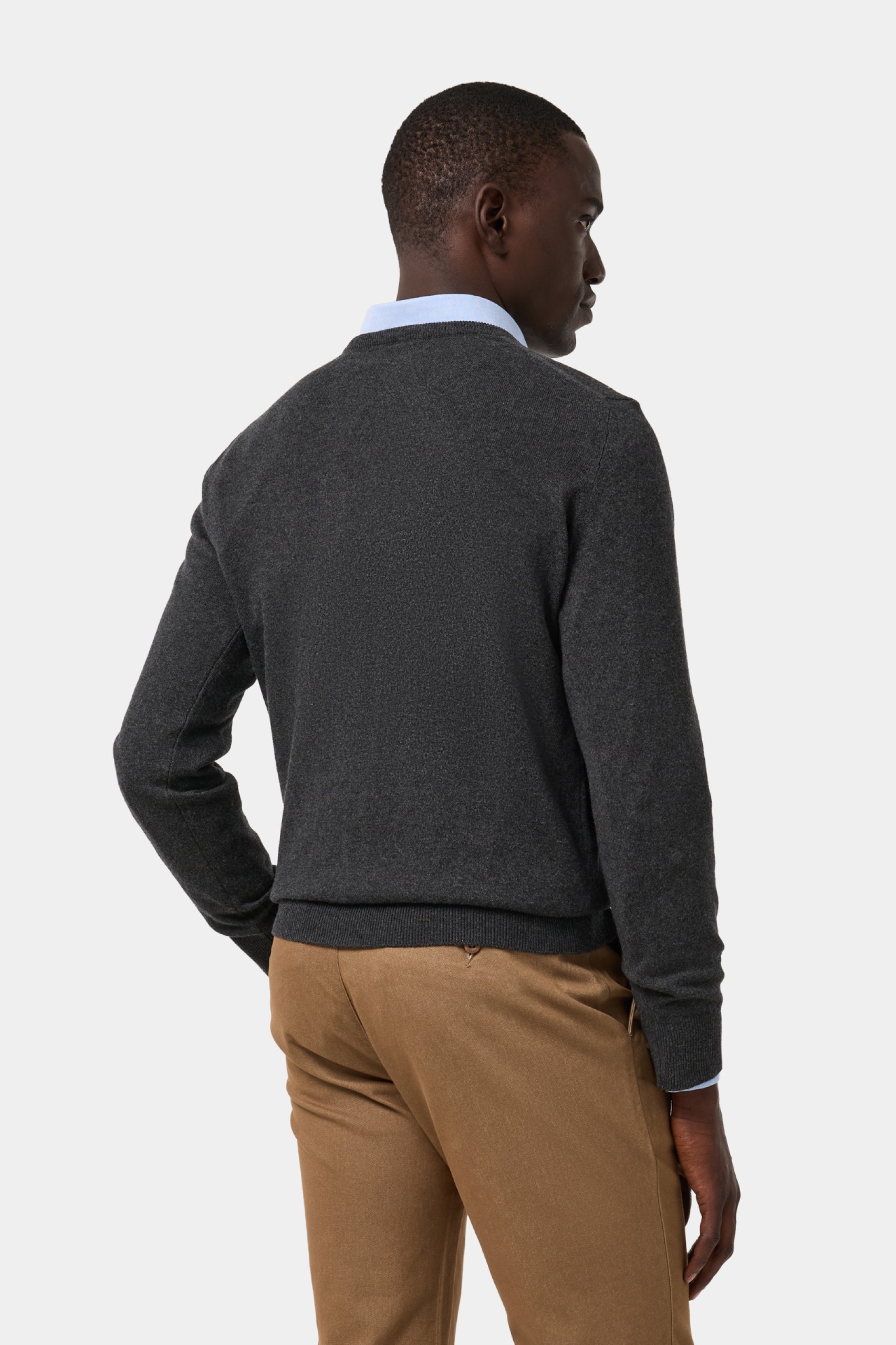 Jersey de punto de algodón y cachemira