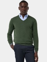 Camisola de malha em algodo e caxemira