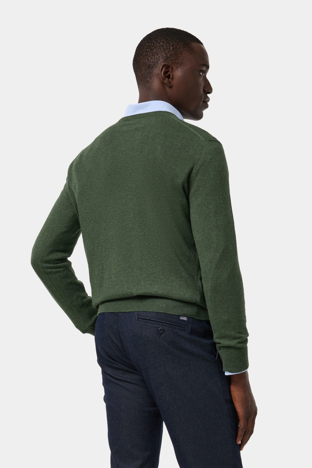 Jersey de punto de algodón y cachemira