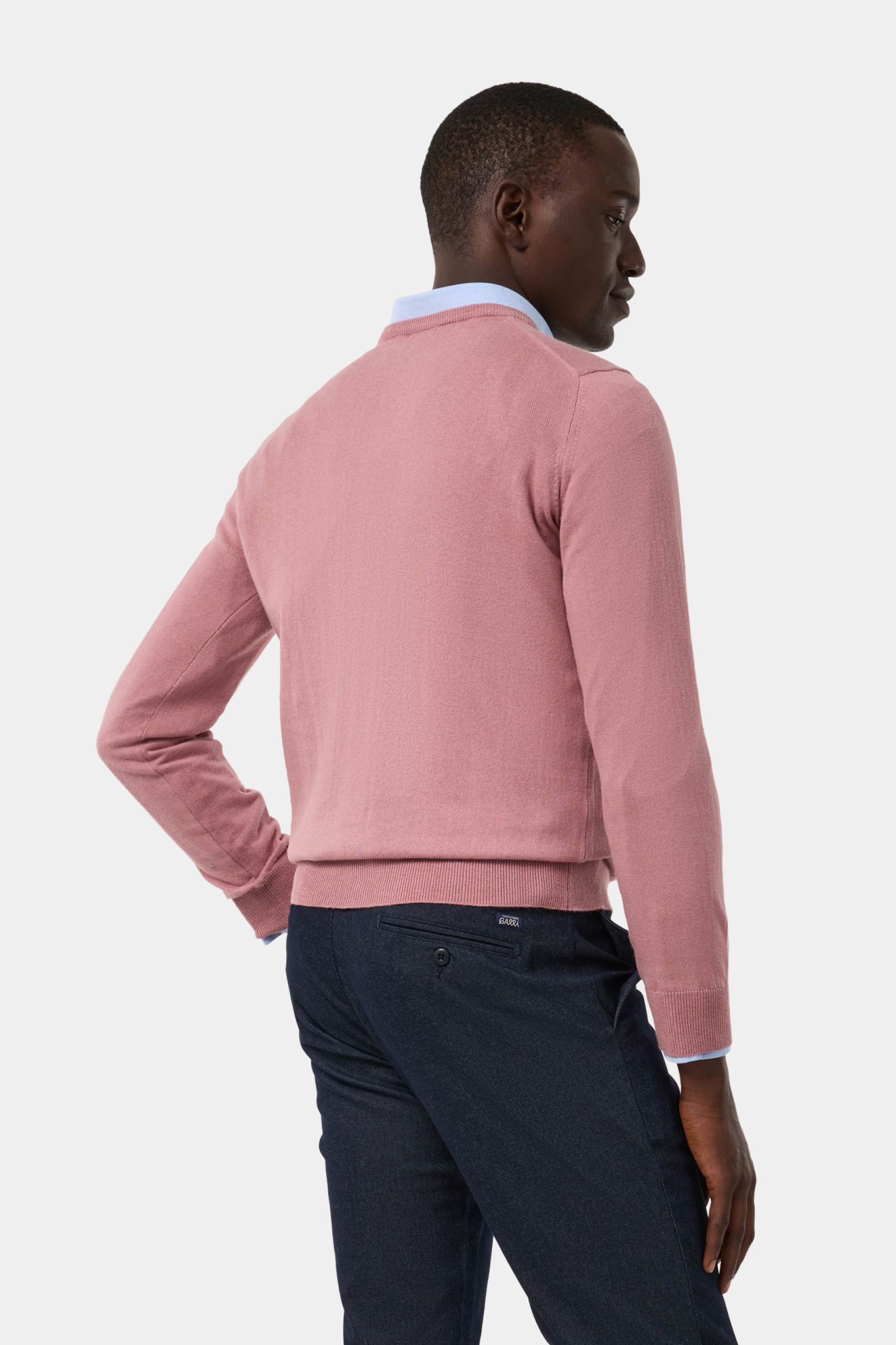 Jersey de punto de algodón y cachemira